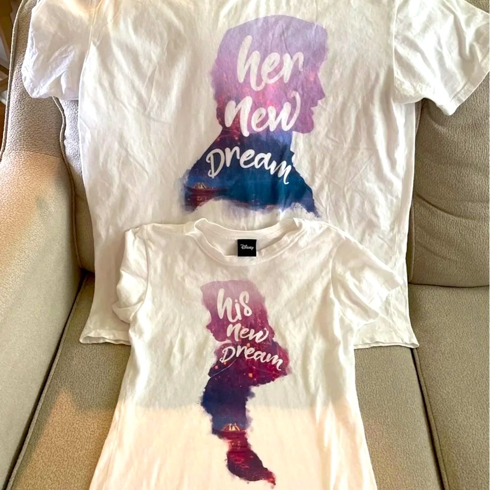 His & Her Disney’s Tangled Silhouette Tees from Hot Topic